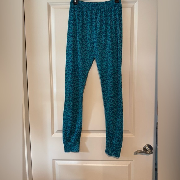 VTG REI Y2K Base Layer Set Colorful Turtleneck Shirt Pants Set Juniors XL Blue - Picture 6 of 8